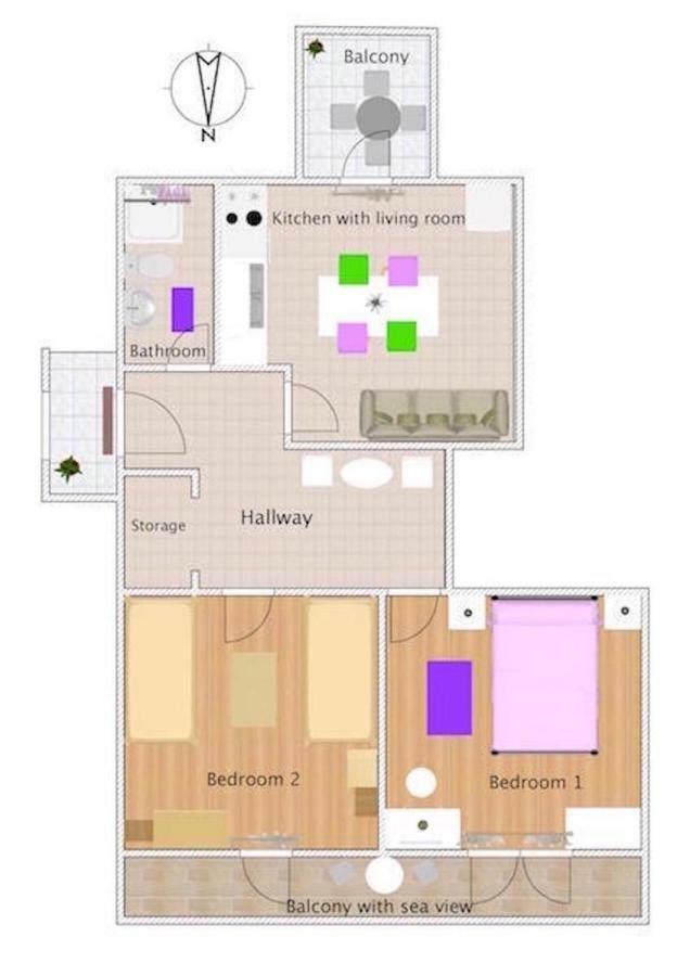 מאלי דרבניק Apartments Villa Ana מראה חיצוני תמונה